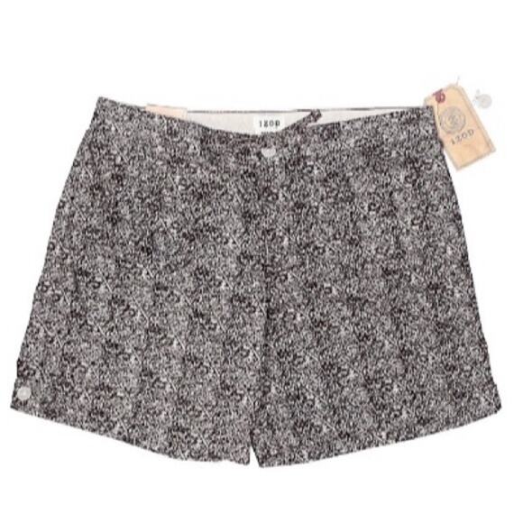 Izod Bark Brown Printed Bermuda shorts - Picture 1 of 12